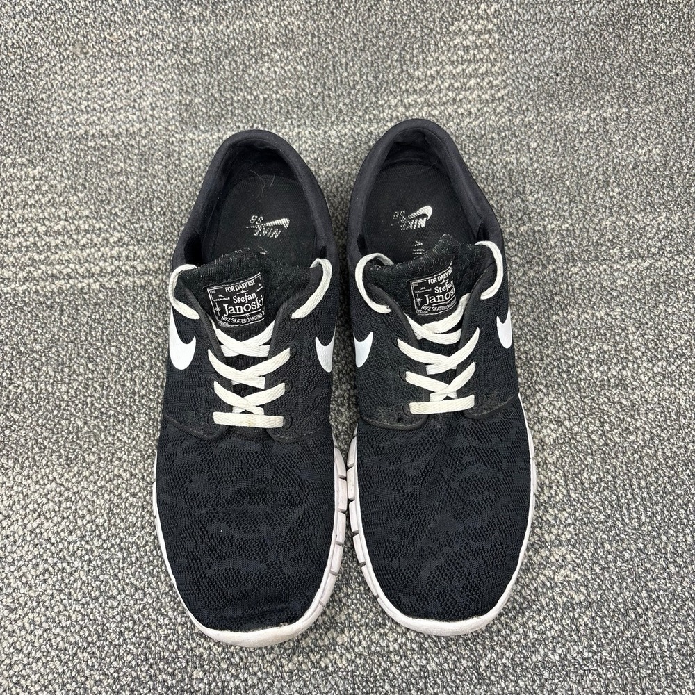 Nike SB Stefan Janoski Max Black White 631303-010 Men's Size 13 Skate Shoes - Picture 9 of 9